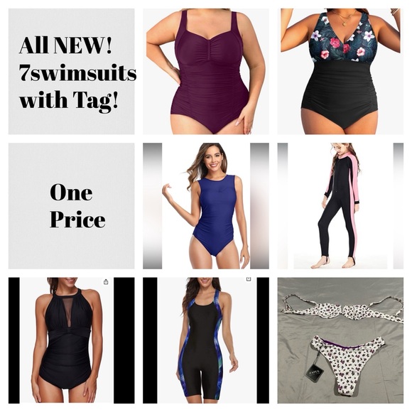 7 Swimsuits Bundle - Picture 1 of 10